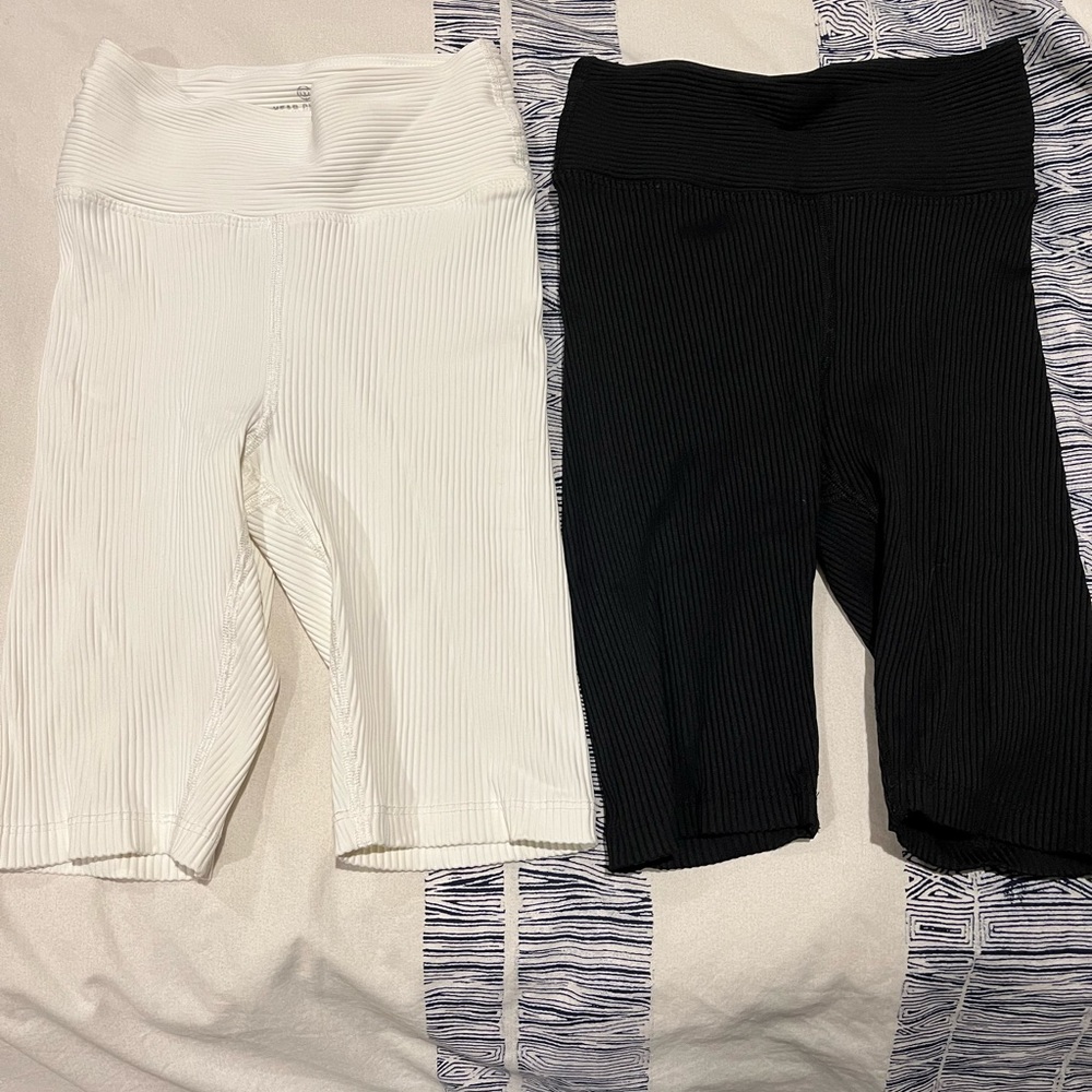 Year of Ours Ribbed Biker Shorts (2 pairs!)